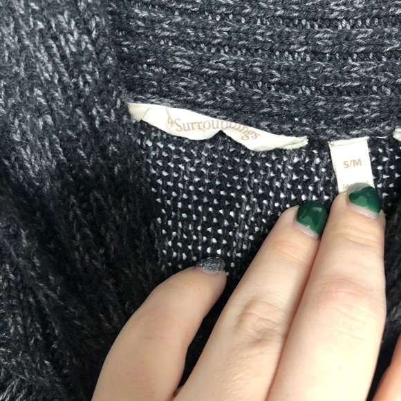 Soft Surroundings Tunic Sweater Black Small/Medium - Picture 3 of 6